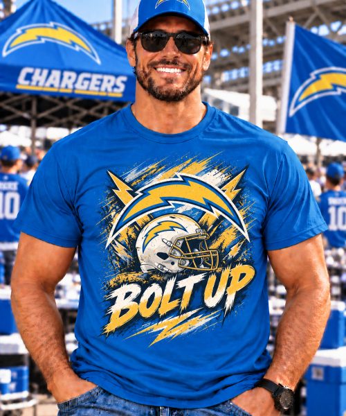 BOLT UP - Los Angeles Chargers Vintage T-Shirt