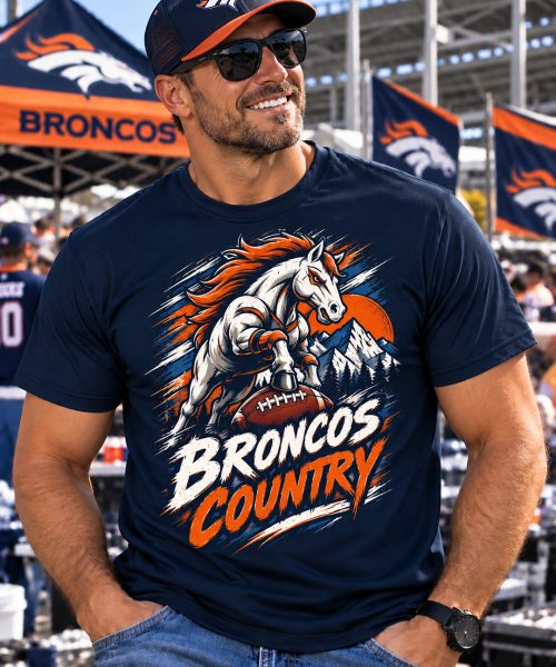 BRONCOS COUNTRY - Denver Broncos Vintage T-Shirt