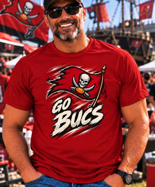GO BUCS - Tampa Bay Buccaneers Vintage T-Shirt