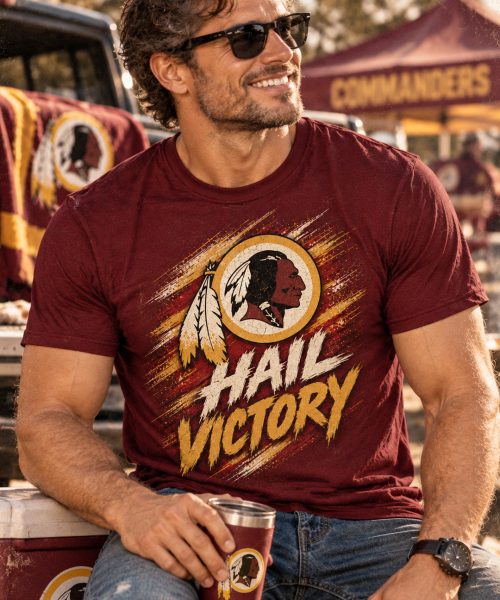 Alternative view of HAIL VICTORY - Washington Redskins Vintage T-Shirt