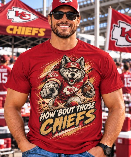 HOW 'BOUT THOSE CHIEFS - Kansas City Chiefs Vintage T-Shirt