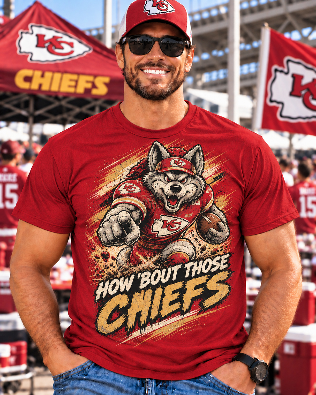 HOW 'BOUT THOSE CHIEFS - Kansas City Chiefs Vintage T-Shirt