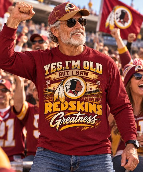 Alternative view of I SAW REDSKINS GREATNESS – Premium Vintage Shirt | Limited Edition