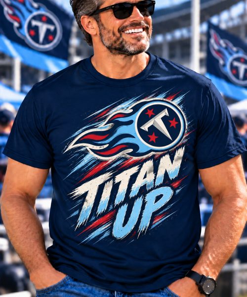 TITAN UP - Tennessee Titans Vintage T-Shirt