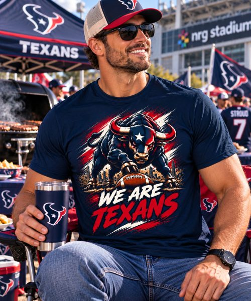 Alternative view of WE ARE TEXANS - Houston Texans Vintage T-Shirt