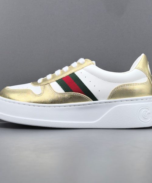 GC Chunky Sneaker – Gold/White