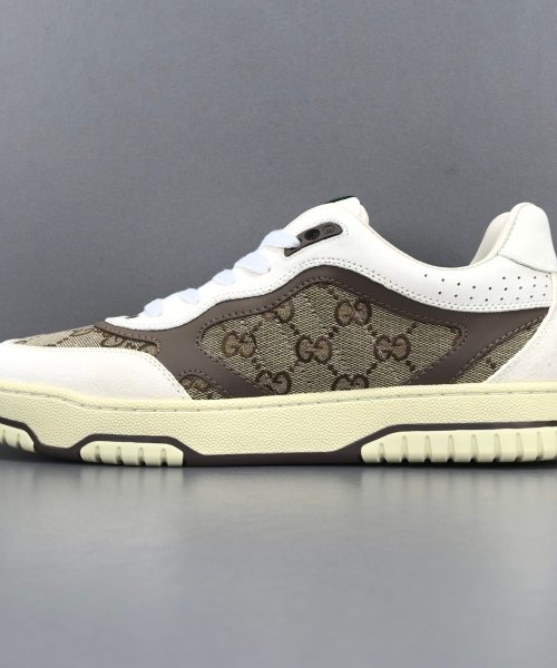 Alternative view of GC Re-Web Sneaker – White/Dark Brown/Beige