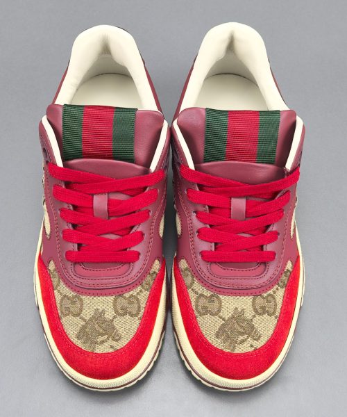 GC Re-Web Sneaker – Burgundy/Red/Beige