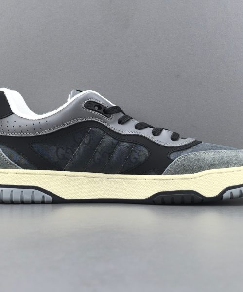 Alternative view of Gucci Re-Web trainer Black/Grey GG canvas