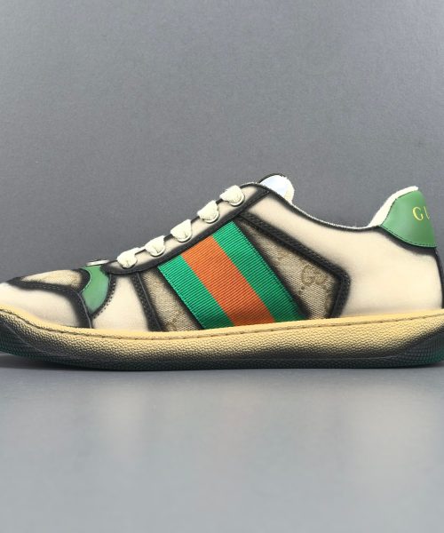 Gucci Screener Trainer 'Green Beige'