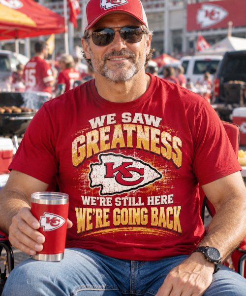 WE SAW CHIEFS GREATNESS – Premium Vintage Shirt | Limited Edition