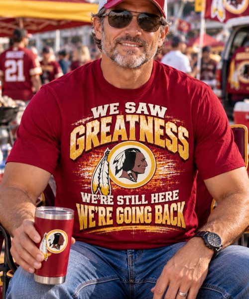 WE SAW REDSKINS GREATNESS – Premium Vintage Shirt | Limited Edition